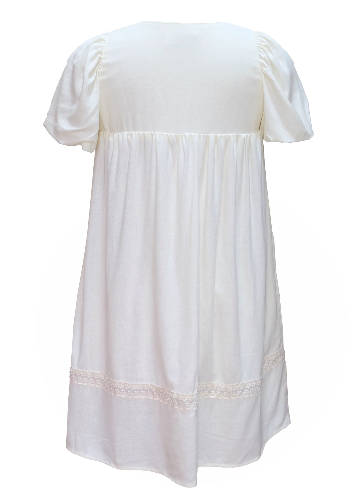 The Poet Babydoll Dress - Cream