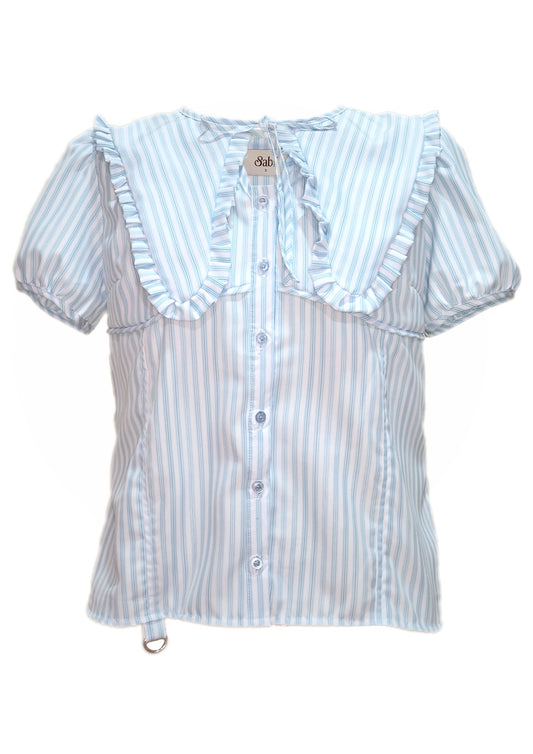 The Songwriter Top - Blue Stripes