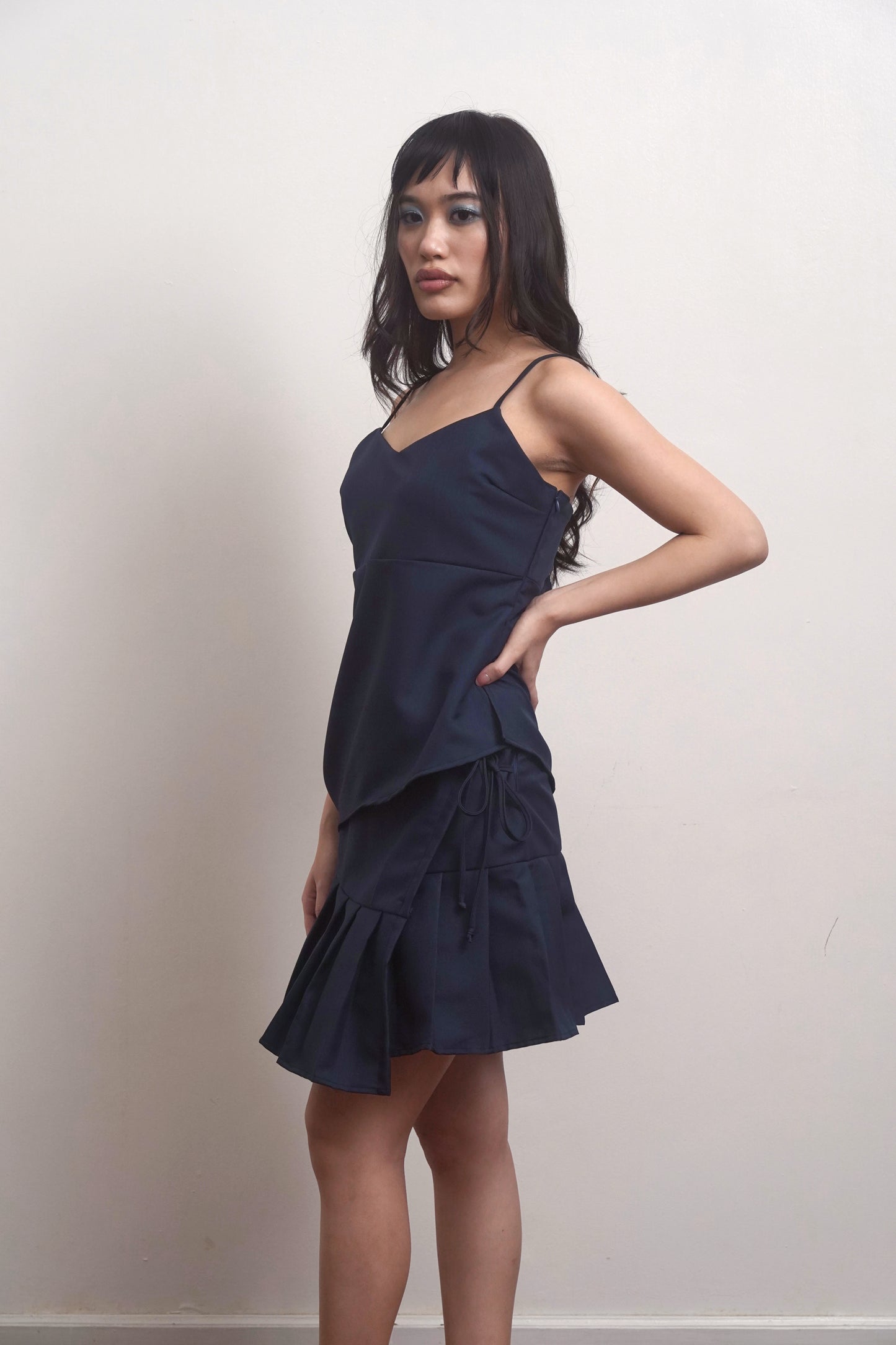 Iris Skirt Navy Blue